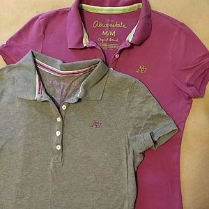 2 Ladies Polo Shirts